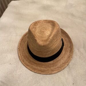 Classic Men's Brown Fedora with Black Band
